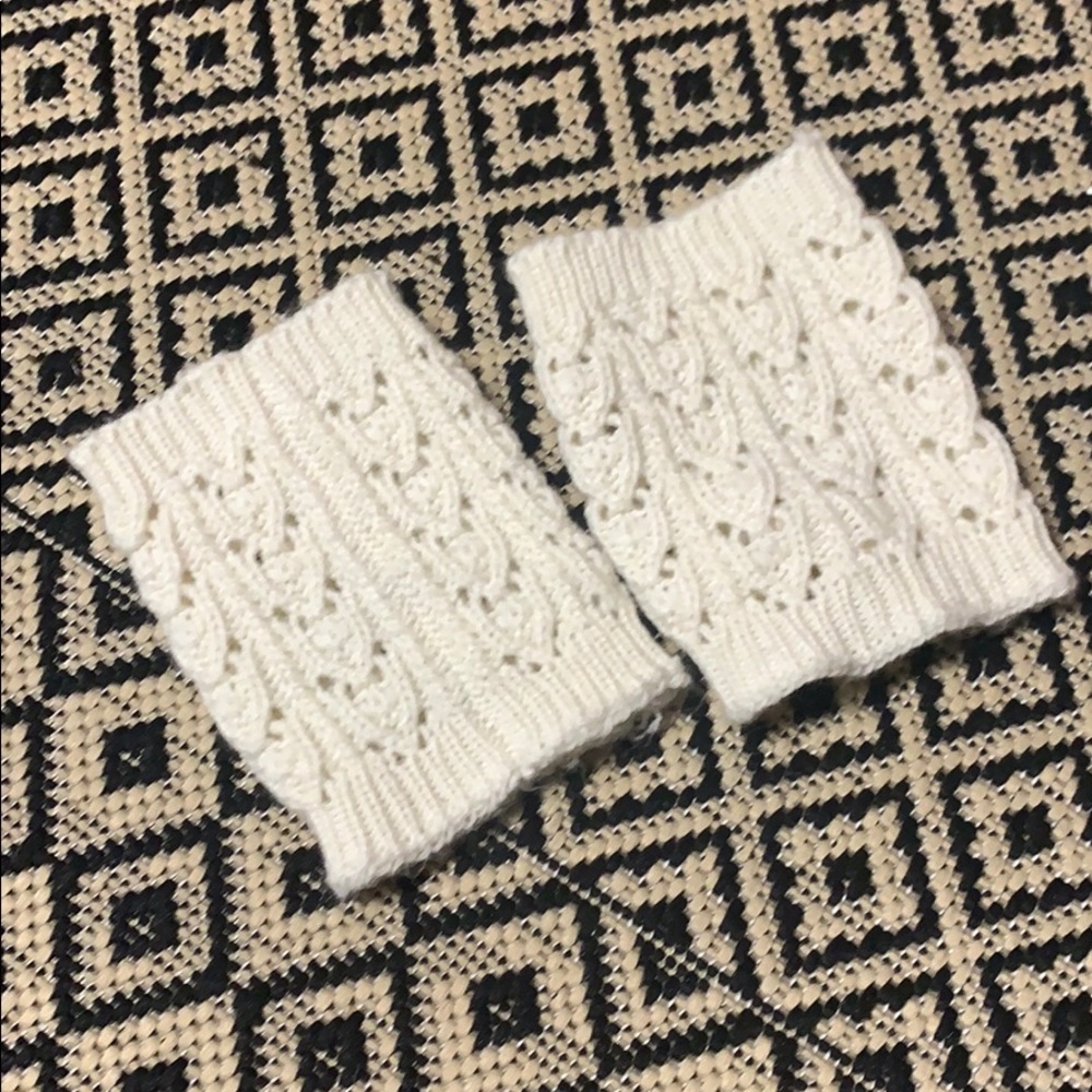 Boot cuffs. Worn once!